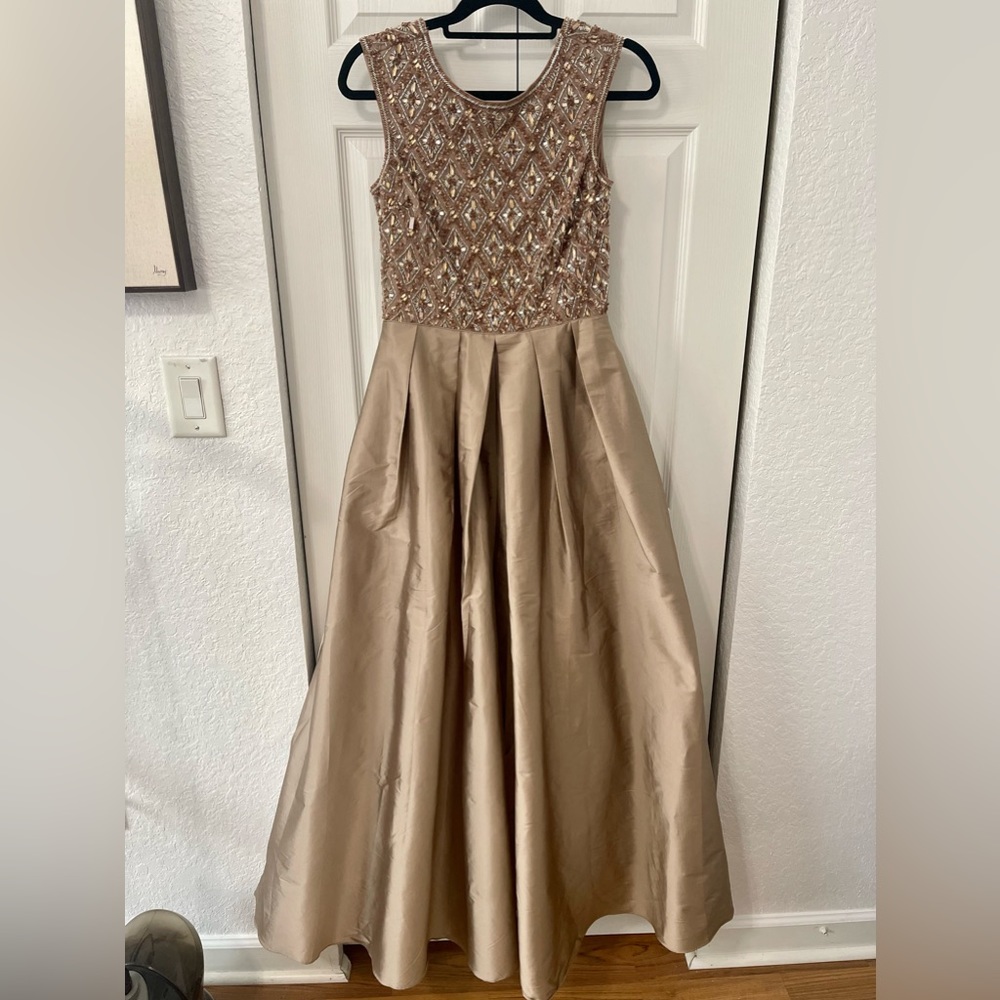 formal dress with sequins